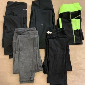 assorted leggings/workout pants